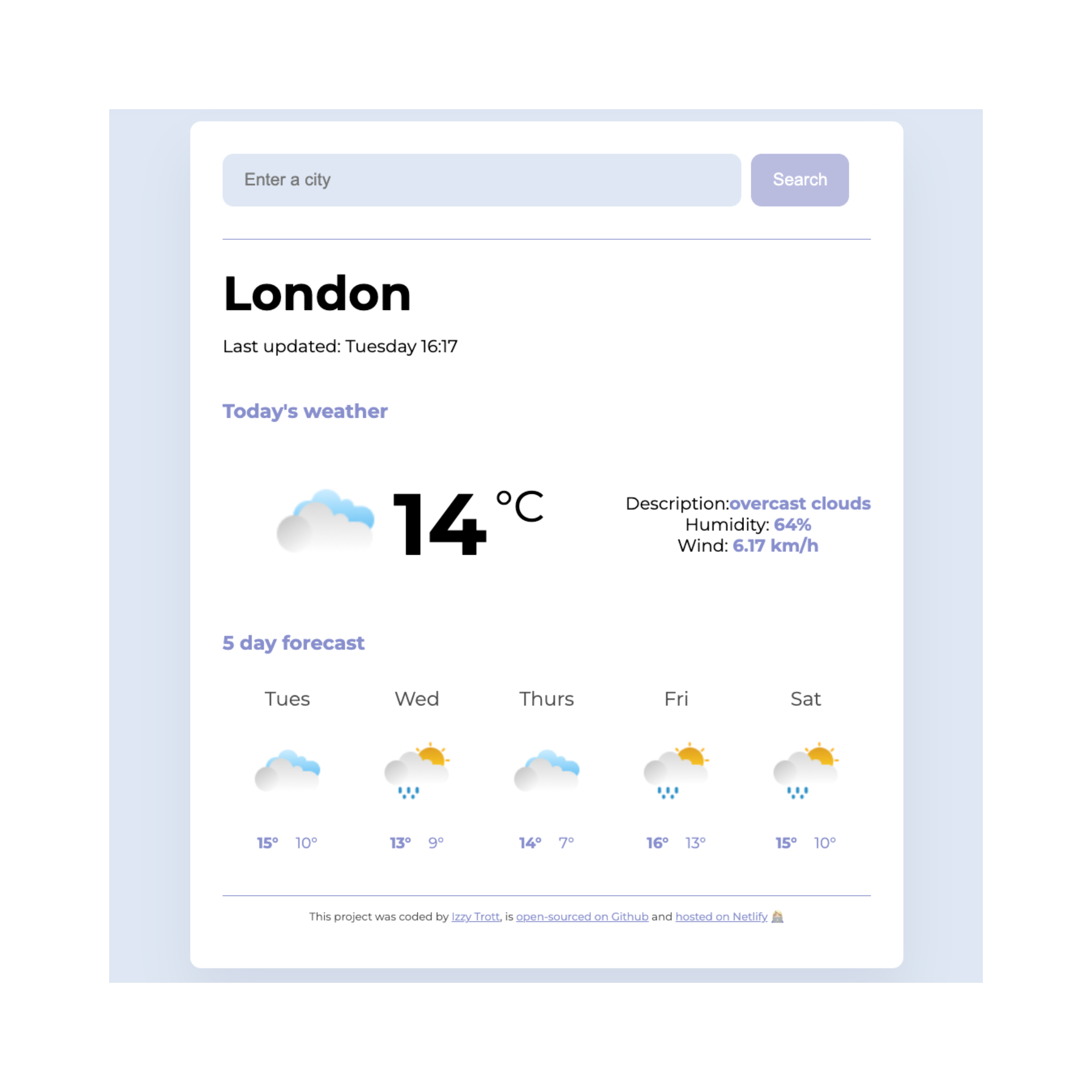  Weather app preview